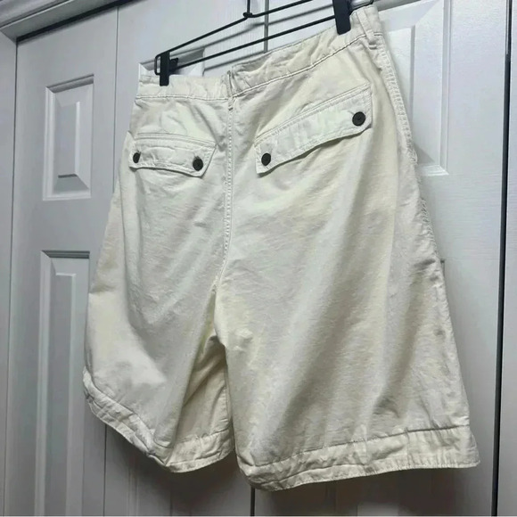 Everlane the tourist organic cotton high waist wide leg shorts size 10 - Picture 7 of 12